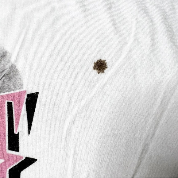 NWOT Ice Cube Official Peace Sign Graphic T-Shirt White Pink Unisex 3XL *FLAW - Picture 4 of 5